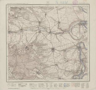 6920 (alte nr.: 32) Lauffen a. Neckar, Topographische Karte von Württemberg im Maßstab 1:25000