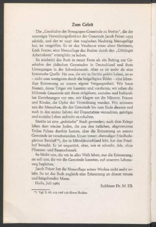 Zum Geleit