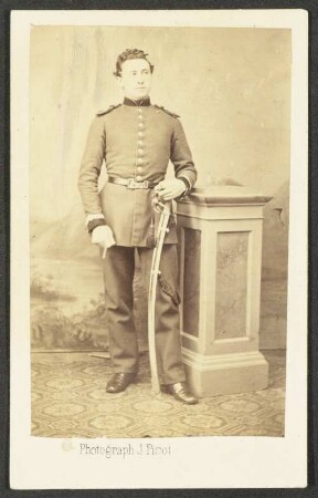 Wenzelburger, Emil (1841-1931) in Uniform