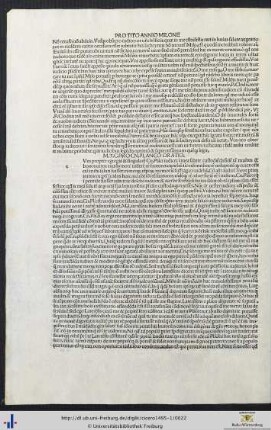 M.T.C. Pro Cn. Planco Oratio