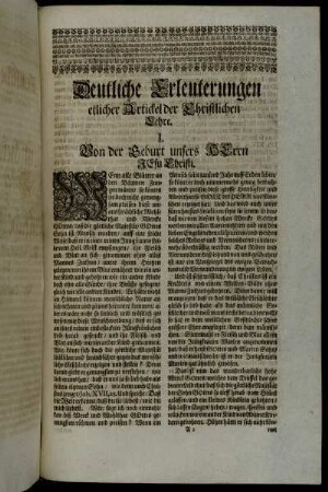 Deutliche Erleuterungen etlicher Artickel der Christlichen Lehre.