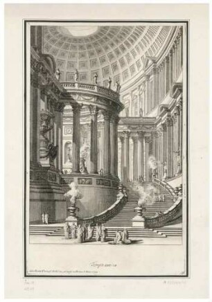 Tempio antico (Antiker Tempel), aus der Folge "Prima Parte di Architetture e Prospettive"