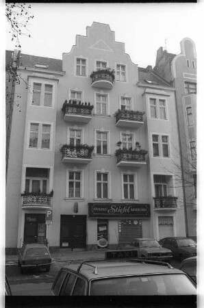 Kleinbildnegative: Mietshäuser, Cranachstr. 60, 59 und 58, 1982