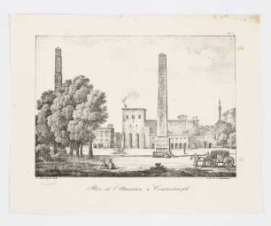 Place de l’Atmeidan à Constantinople