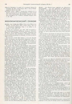 295-298 [Rezension] Amstutz, Josef, Kirche der Völker
