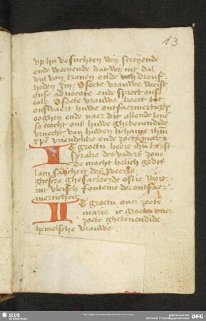 13r: Kurzes Gebet zu Christus