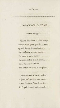L'Innocence Captive