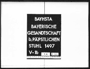 Die Errichtung eines bayerischen Postamts in Rom