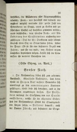 Eilfte Sitzung. 21. April - Zwanzigste Sitzung. 29. April