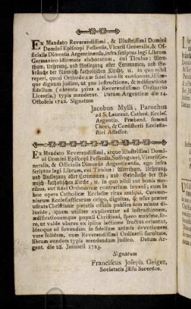 1v-2r, Ex Mandato Reverendissimi, & Illustrissimi Domini ...