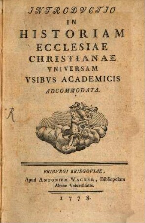 Introductio in historiam Ecclesiae Christiannae universam