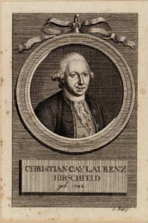 Bildnis von Christian Cay Lorenz Hirschfeld (1742-1792)