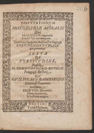 6: De Fortitudine