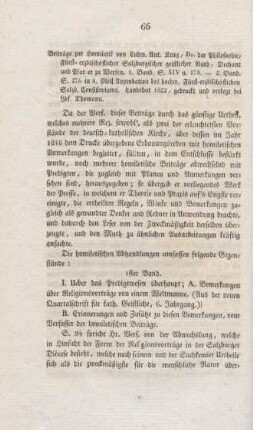 66-74 "Beiträge zur Homiletik" von Ludw. Ant. Krug