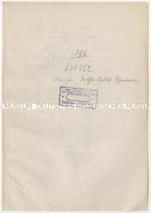 Patentschrift eines Schneidapparates für Mähmaschinen, Patent-Nr. 621.562