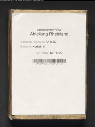 Beschreibung des Erzstiftes Köln