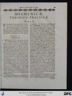 Mechanica Theoretico-Practica.