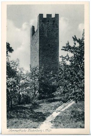 Tautenburg. Turm