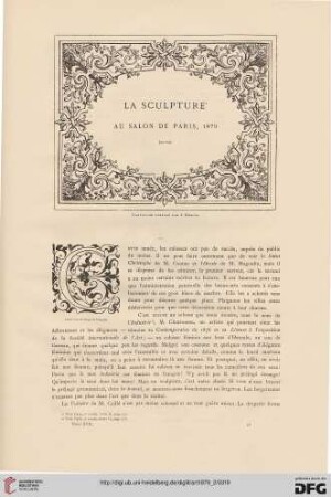 5: La sculpture au salon de Paris, 1879, [2]
