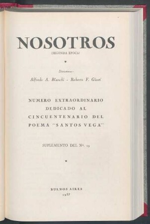 Suplemento del No. 19