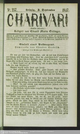 6.1847=257: Charivari