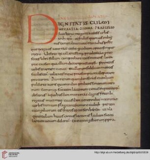 Lat. Widmungsbrief an Erzbischof Liutbert von Mainz ("Liutbertbrief")