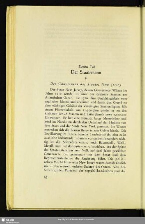 Zweiter Teil: Der Staatsmann
