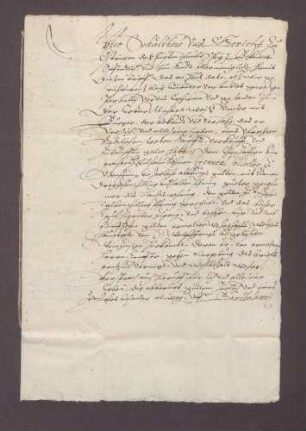 Hans Göller, Schultheiß, und genannte Mitglieder des Gerichts zu Östringen beurkunden eine Gültverschreibung des Michael Weiß über 15 Gulden gegenüber Michael Rehm, Generalkollektor des Bistums Speyer.
