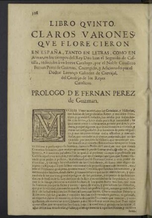 Libro quinto.