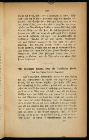 539-544, Ein englisches Urtheil über die französische Flotte