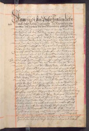 Turnier zum Reichstag König Ruprechts in Nürnberg, 1401