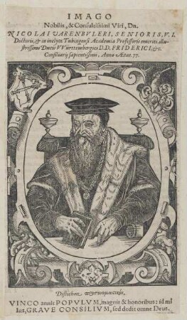 Bildnis des Nicolaus Varenbüerus