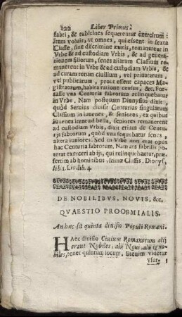De Nobilibus, Novis, & c.