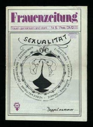 Frauenzeitung : Frauen gemeinsam sind stark ; Sexualität (1975)5/6