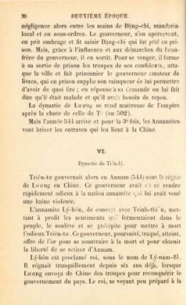 VI. Dynastie de Tien-lý