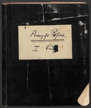Prinzeß Rosine. Handschriftliches Textbuch in drei Bänden.