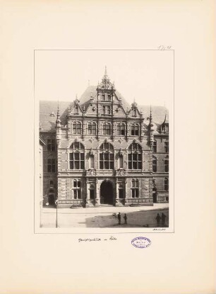 Appellationsgericht, Köln: Ansicht des Mittelbaus