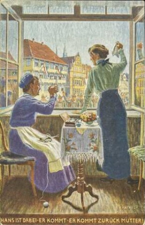 Hans ist dabei-Er kommt-Er kommt zurück Mutter!