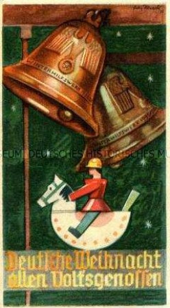 Türplakette des Winterhilfswerkes 1935/36, Motiv: Glocken