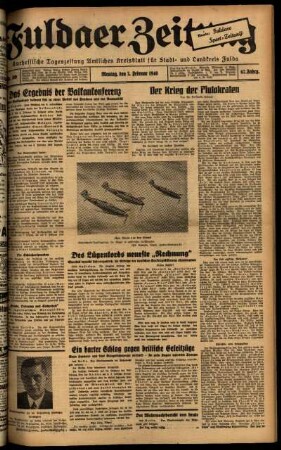 Ausgabe vom Montag, den 05. Februar 1940.