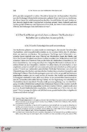 4.3.1. Offizielle Zuständigkeiten und Amtentstehung