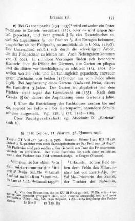 f) Regelung des Pachtzinses