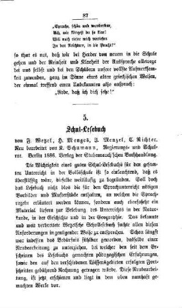 Schul-Lesebuch