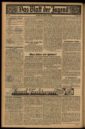 Zweite Ausgabe vom Mittwoch, den 09. Dezember 1931.