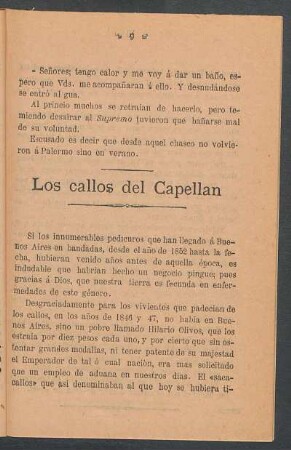 Los callos del Capellan