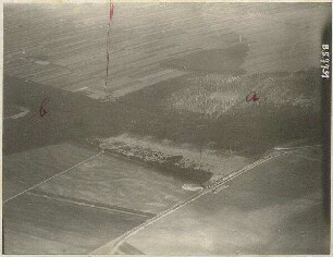 Landschaft südwestlich Hochmutting (mit Einzeichnungen) (800 m)