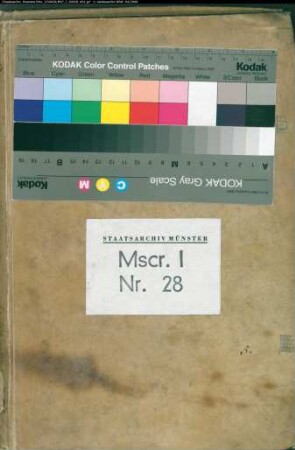 Kopiar der Rezesse und Abschiede während der Statthalterschaft des Bistums Münster unter Bischof Wilhelm von Ketteler