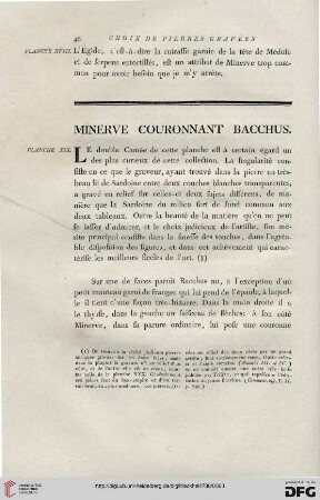 Minerve couronnant Bacchus