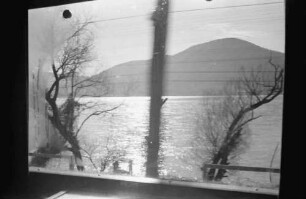 Orsova: Bahnstrecke am Eisernen Tor, aus dem Fenster