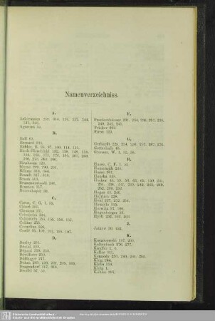Namenverzeichniss